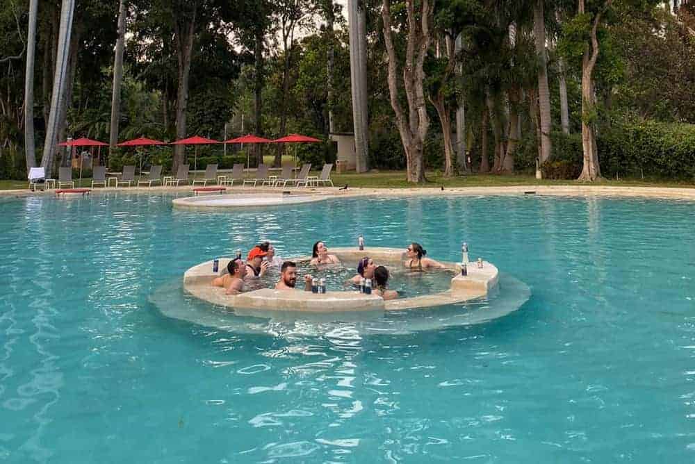 The Optimist at a team retreat in Mexico City.